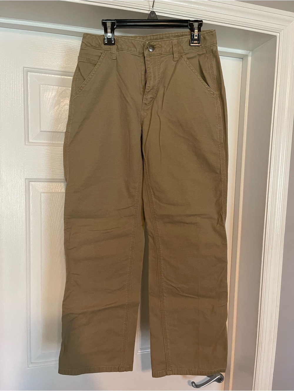 Carhartt Khaki Workwear Pants - Classic Straight Fit